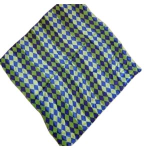 Green diamond Adrienne Vittadini‎ silk scarf